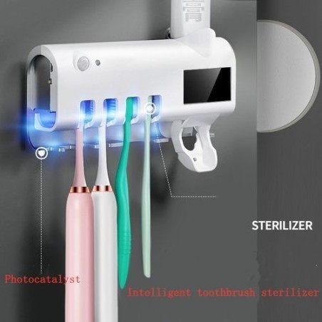 Distributeur automatique de dentifrice stérilisateur