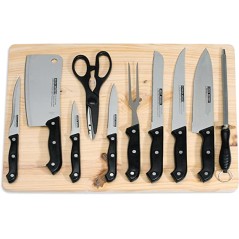 Set de couteaux Lot de 11 Planche à découper cuisine schrere Couteau Couteau de cuisine lave-vaisselle