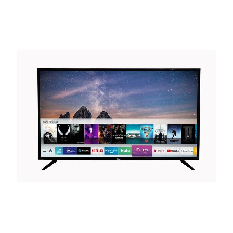 Téléviseur Smart TV Android 9.0 Ecran 55 Pouces - 4K UHD Noir -