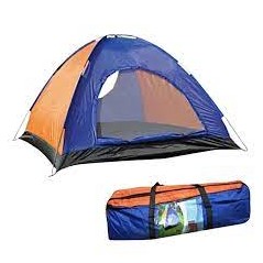 Tente De Camping pour 3 Personnes multicolore