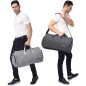 Sac à vêtements convertible pour voyage, voyage d'affaires, sac de voyage 2 en 1 pour homme et femme, Noir, One_Size, Doux