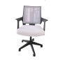 Chaise de Bureau Pivotante Fauteuil Ordinateur Ergonomique Soutien Lombaire Ajustable Hauteur Réglable Chambre Rouge