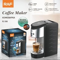 Machine à café expresso à capsules de poudre tendance pour usage domestique 3 en 1 RAF