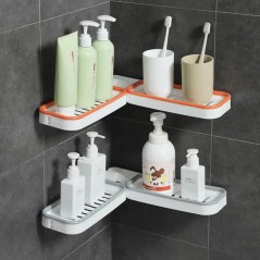 Support d'angle de salle de bain, support de rangement de shampooing, support