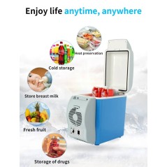Mini Portable Dc 12v 7.5l Refroidisseur et réchauffeur de réfrigérateur pour voiture et maison 220v / 12v