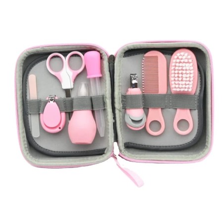 Ensemble 8 Pièces Trousse de Soin Bébé, Professionnel Kit Coupe Ongle Bebe, Confort