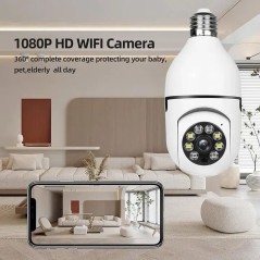Caméra Rotatif RSCAR Panoramique WiFi 360° HD - Suivi de mouvement