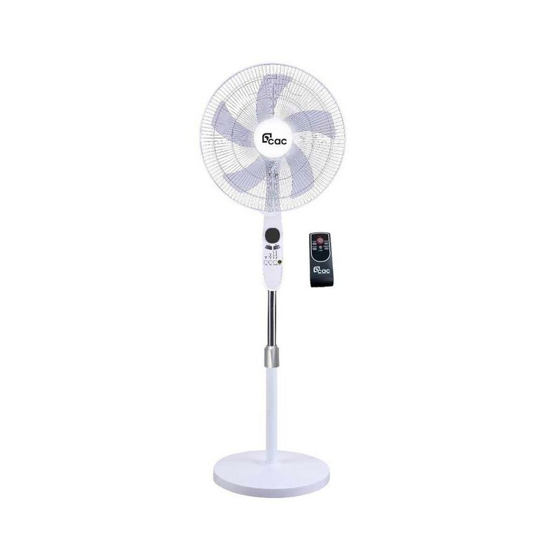 Ventilateur avec commande CAC 18" - Sur Pied, Table et Mural - 220V/50Hz - 70w - CA22020 ( noir et blanc )