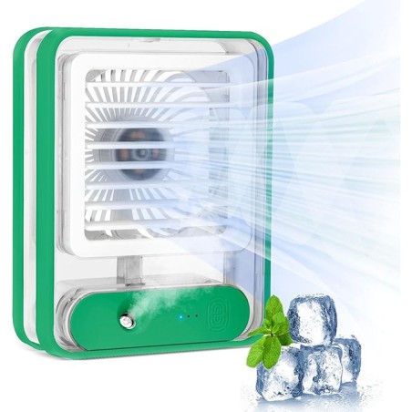 Ventilateur De Refroidissement À Eau Avec Pulvérisateur Et Veilleuse LED