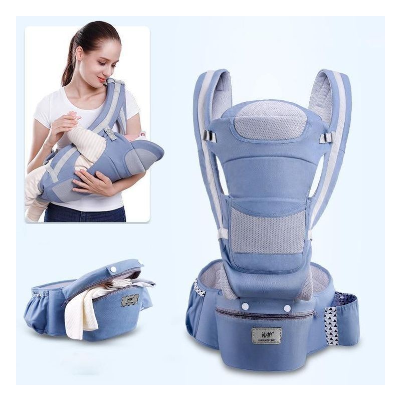 Kangourou3 In 1 Hip Seat Porte-bébé - Bleu