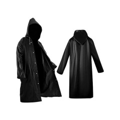 Imperméable Noir, Veste De Pluie Réutilisable