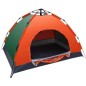 Camping en Plein air Outing Anti-moustiques Tente 3-4 Personnes Grand Espace de Vitesse Automatique Ouvert Plage Camping Pique