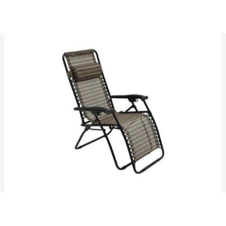 Chaise Pliante et Inclinable - 154 x 65 x 82,5 cm