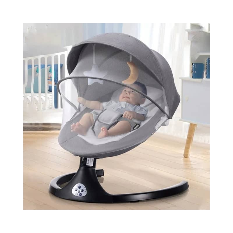 Chaise à bascule électrique pour bébé, berceau de couchage pour nouveau-né, chaise confortable pour  pour bébé de 0 à 2 ans