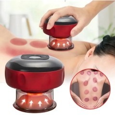 Appareil Ventouse Aspiration - Massage Corporel Electric Cupping- Body Scrap Instrument