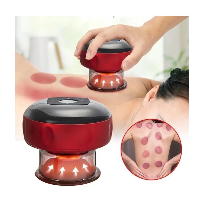 Appareil Ventouse Aspiration - Massage Corporel Electric Cupping- Body Scrap Instrument