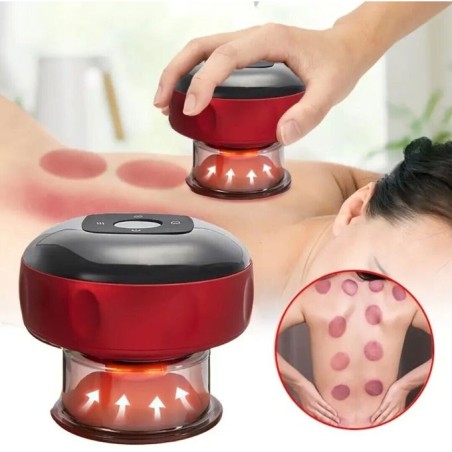 Appareil Ventouse Aspiration - Massage Corporel Electric Cupping- Body Scrap Instrument