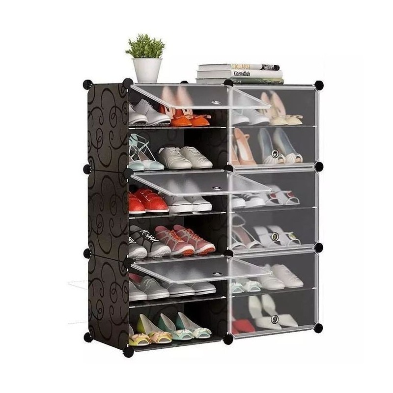 Rangement de Chaussures Modulable - 6 Cubes