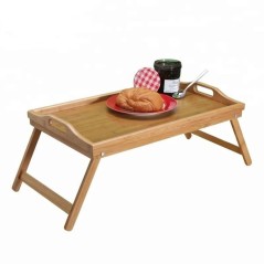 Table petit déjeuner en bois - pliable